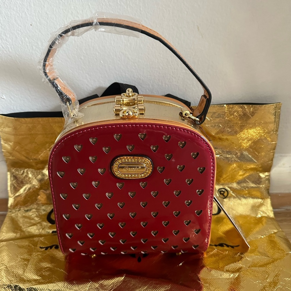 Brangio Italy 🇮🇹 Designed Hard Box Shaped Handbag